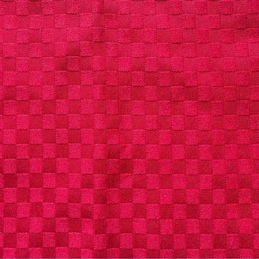 Crate&Barrel Red Checkered Dining Napkins Set of 5